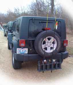 Jeep Fishing Rod Holders