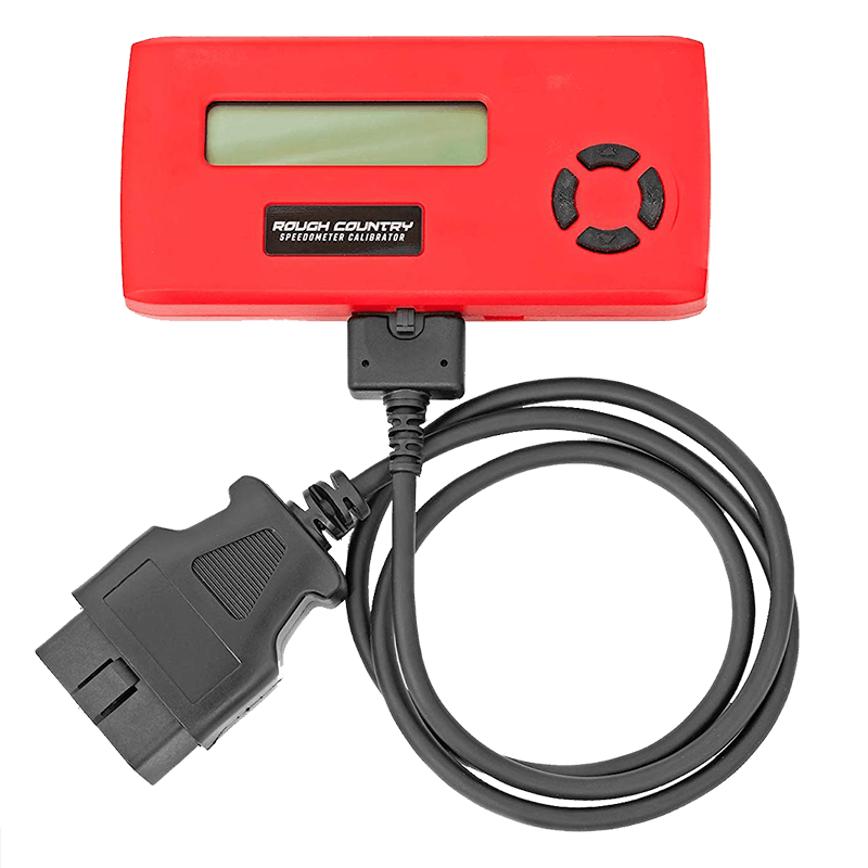 Rough Country Speedometer Calibrator Compatible w/ 2007-2018 Jeep Wrangler JK Error Code Reader 90007_A