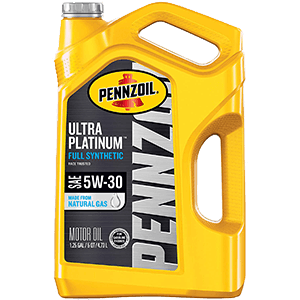 Pennzoil Ultra Platinum Full Synthetic 5W-30 Motor Oil (5-Quart, Single Pack)