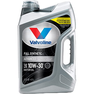 Valvoline Advanced Full Synthetic SAE 10W-30 Motor Oil 5 QT
