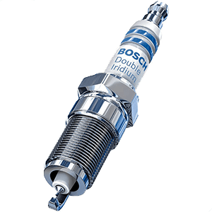 Bosch9656Double Iridium OE Replacement OE Spark Plug, 4X Longer Life
