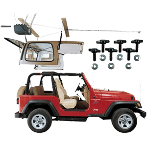 HARKEN Jeep Hardtop Garage Storage Hoist