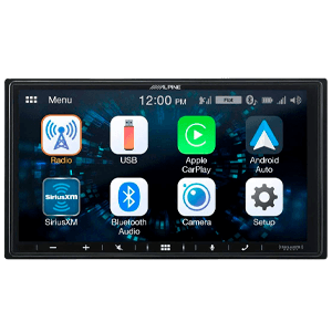 Alpine iLX-W650 7 Mech-Less Receiver Compatible with Apple CarPlay and Android Auto” Apple Car Play, Android Auto, Media Receiver with Bluetooth