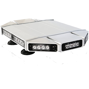 ThunderEye 18 Inch (Amber/White) Low Profile Magnetic Roof Mount Snow Plow Truck Vehicle Strobe Mini LED Light Bar