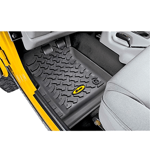 Bestop 51509-01 Front Pair of Floor Mats for Jeep Wrangler 1997-2006