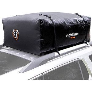 Rightline Gear Sport 3 Car Top Carrier, 18 cu ft, 100% Waterproof, Attaches With or Without Roof Rack