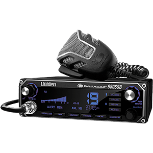 Uniden BEARCAT 880 CB Radio with 40 Channels and Large Easy-to-Read 7-Color LCD Display with Backlighting, Backlit Control Knobs/Buttons