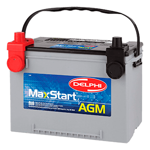 Delphi BU9078DT MaxStart AGM Premium Automotive Battery, Group Size 78DT