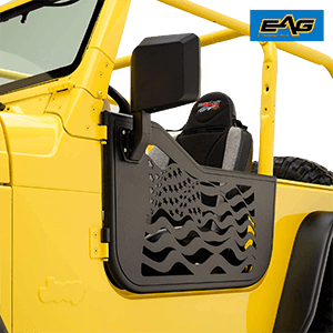 EAG US Flag Tubular Door for 97-06 Jeep Wrangler TJ