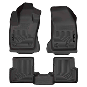 Husky Liners Fits 2015-20 Jeep Renegade Weatherbeater Front & 2nd Seat Floor Mats