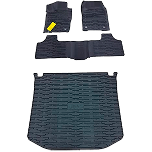 Jeep Grand Cherokee Rubber Slush Floor Mats and Cargo Tray Liner Set Mopar