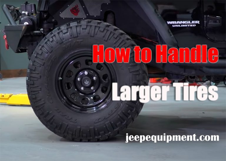 Tire Pressure Adjustment: How to Handle Larger Tires