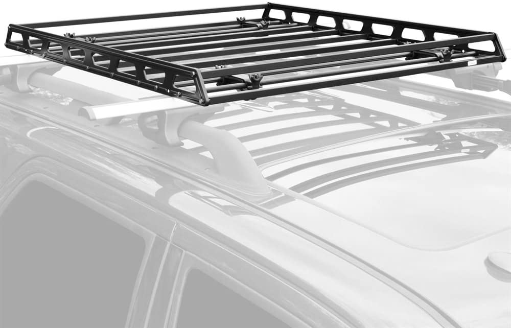 Rage Powersports Apex Slim Low-Profile Car Roof Rack Camping Cargo Basket