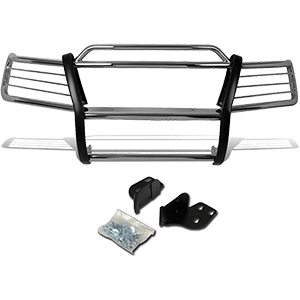 DNA MOTORING GRILL-G-044-SS Front Bumper Brush Grille Guard,Silver