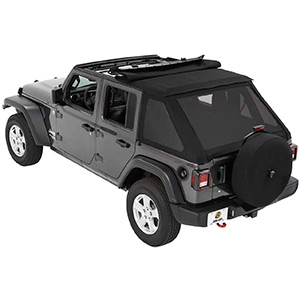 Bestop 5686335 Black Diamond All-New Trektop Soft Top 4-Door for The Jeep Wrangler JL