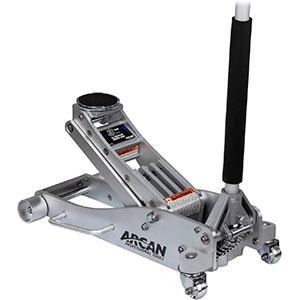 Arcan 3-Ton Quick Rise Aluminum Floor Jack with Dual Pump Pistons & Reinforced Lifting Arm
