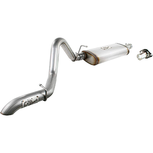 aFe 49-46223 MACH Force XP 2.5 409 Stainless Steel Cat-Back Exhaust System with Hi-Tuck Tailpipe for Jeep Wrangler TJ