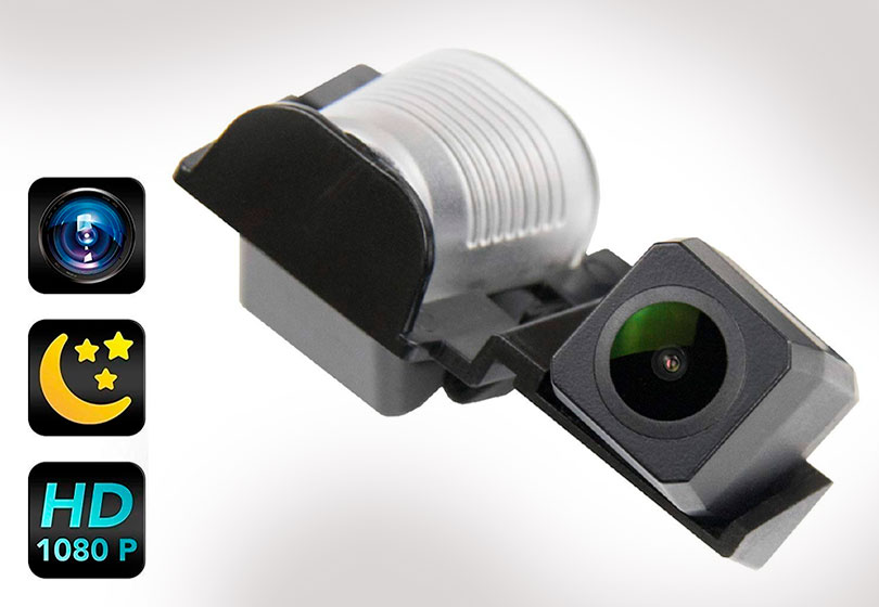 Backup Camera for Car, Waterproof Rear-view License Plate Rear Reverse Parking Camera for Jeep Wrangler JKU/Jeep JK/JKU/Unlimited JK