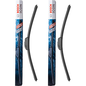 Bosch Automotive ICON Wiper Blades 19A19A (Set of 2) Fits Jeep: 02-12 Liberty, Mazda Tribute, Nissan: 04-01 Frontie, Toyota: 01-04 Tundra +More