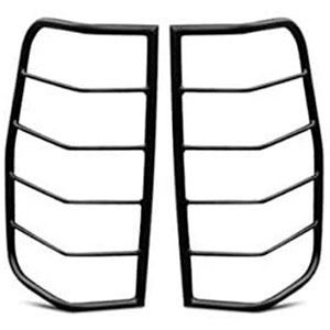 TAC Rear Tail Light Guards Cover Protector Compatible with 2008-2012 Jeep Liberty TLG BLACK Taillight