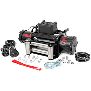 Rough Country 9,500 LB PRO Series Electric Winch | 100 FT Steel Rope