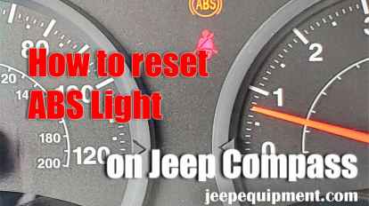 How to reset ABS Light on Jeep Compass