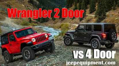 Wrangler 2 Door vs 4 Door: The Great Debate
