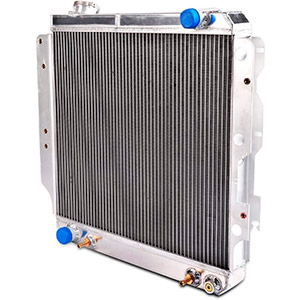 2 Row Core 60mm Racing Cooling Aluminum Radiator Replacement For Jeep Wrangler 1987-2006 YJ/TJ