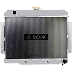 Primecooling 62MM 4 Row Core Aluminum Radiator for 1972-1986 Jeep CJ5, CJ6, CJ7