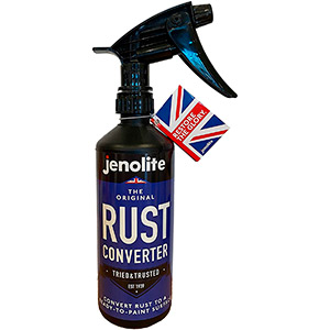 JENOLITE Rust Converter - Rust Reformer - Converts Rust to Leave A Primed Surface Ready for Painting