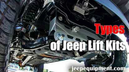 Types of Jeep Lift Kits