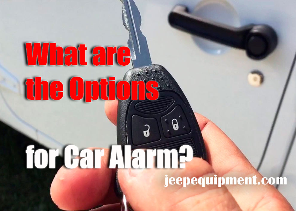 What are the Options for Car Alarm
