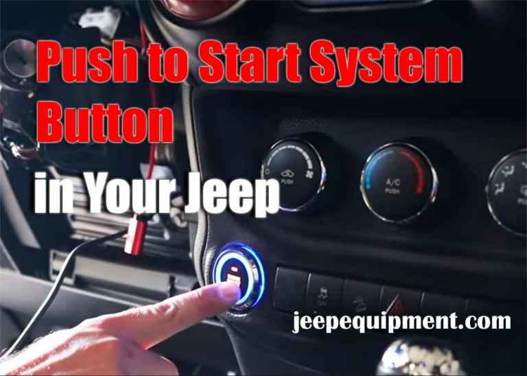 How to Install Push to Start System Button in Jeep in less than an Hour