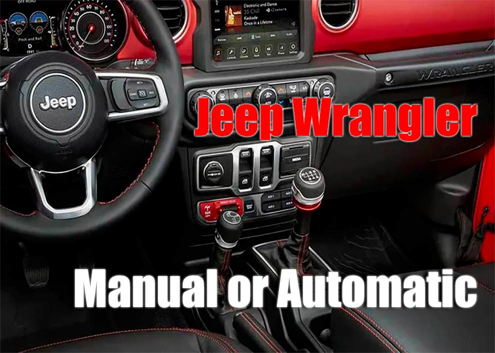 Arriba 49+ imagen jeep wrangler manual vs automatic