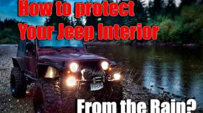 Are Jeep Wrangler Interiors Waterproof