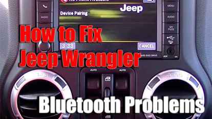 How to Fix Jeep Wrangler Bluetooth Problems