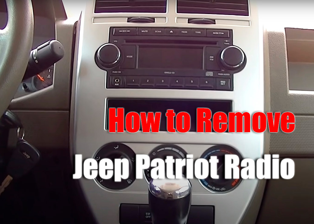 How to Remove Jeep Patriot Radio