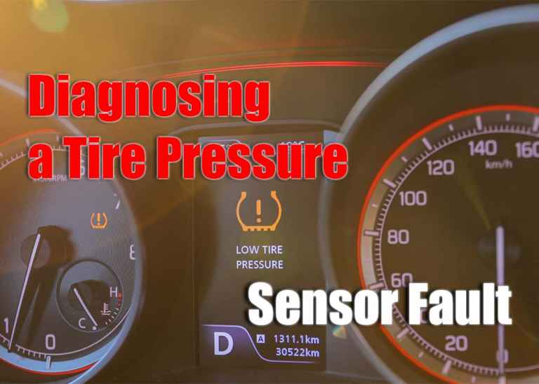 Diagnosing a Tire Pressure Sensor Fault