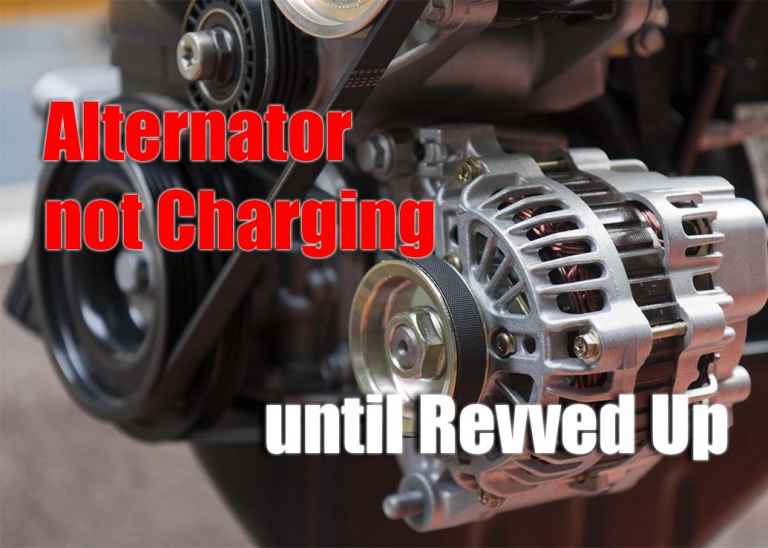 Troubleshooting an Alternator not Charging until Revved Up