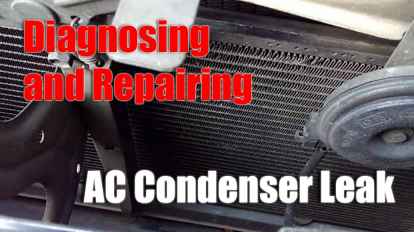 Diagnosing and Repairing Your Car's AC Condenser Leak