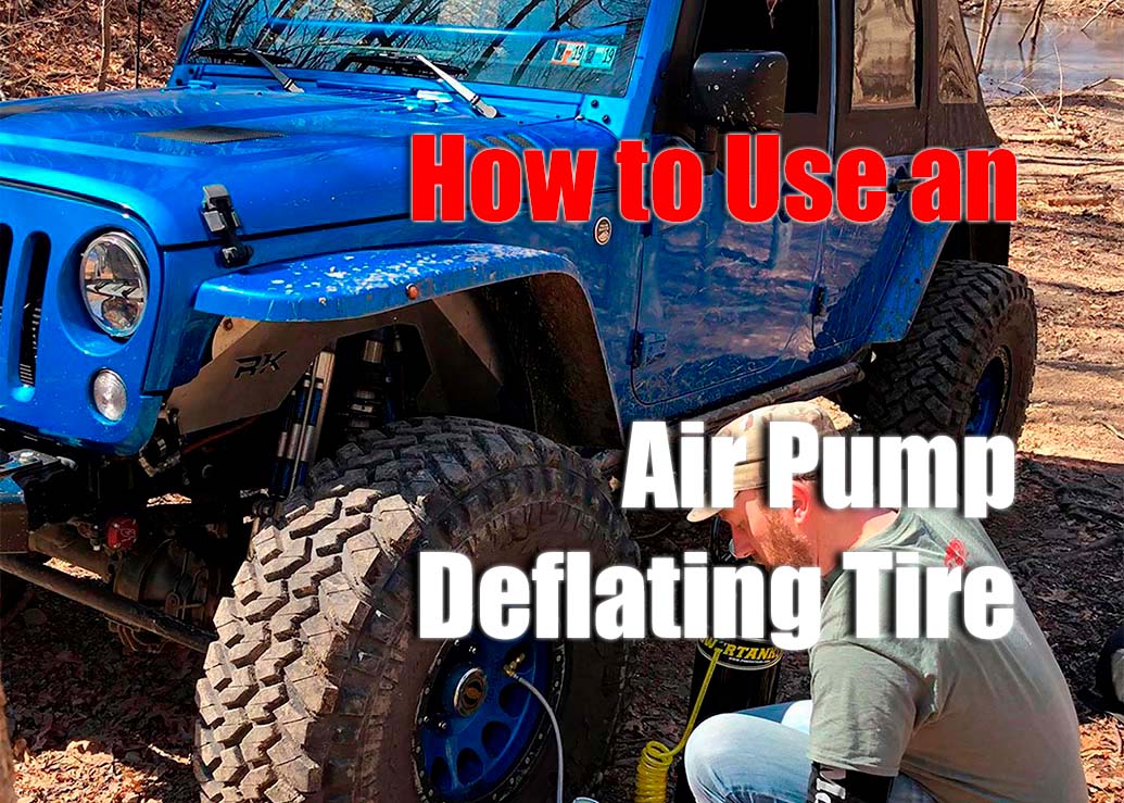 How to Use an Air Pump to Deflate a Tire