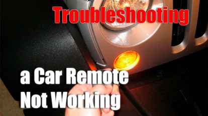 Troubleshooting a Car Remote Not Working
