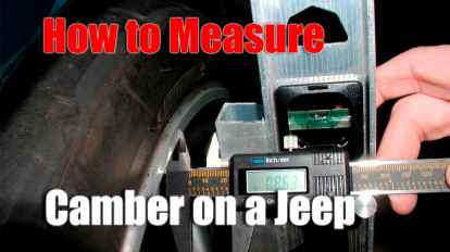How to Measure Camber on a Jeep