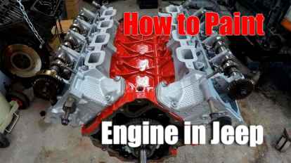 How to Paint Engine in Jeep
