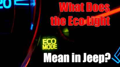 What Does the Eco Light Mean in Jeep?