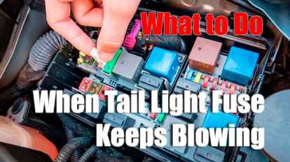 What to Do When Tail Light Fuse Keeps Blowing
