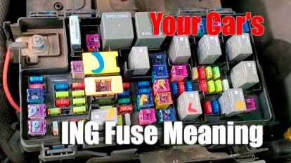 Your Car's ING Fuse Meaning