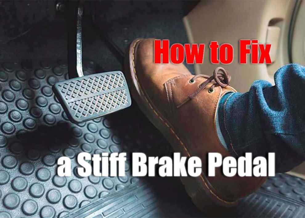 How to Fix a Stiff Brake Pedal
