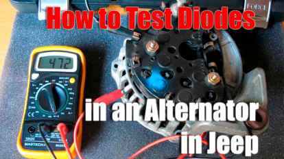 How to Test Diodes in an Alternator in Jeep