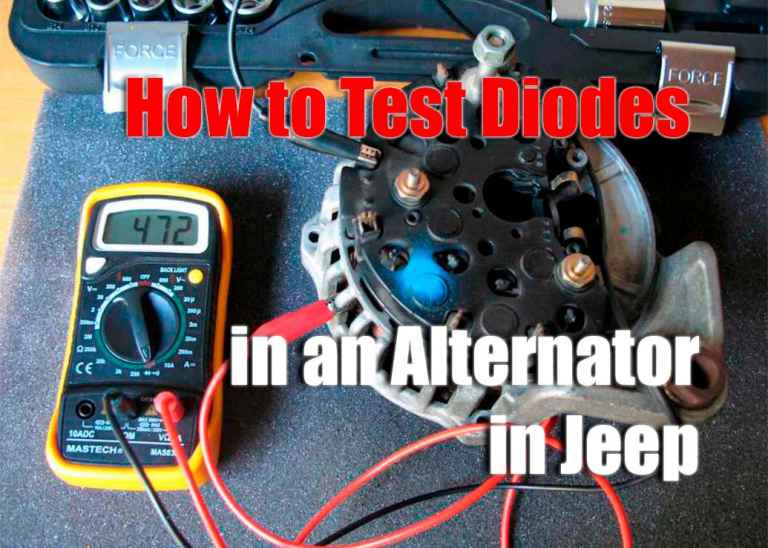 Testing Diodes in an Alternator in a Jeep